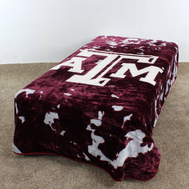 Texas A&M Aggies Throw Blanket / Bedspread 63" x 86" Bed Bath